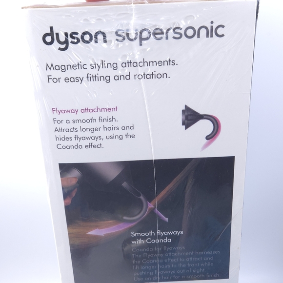 New Dyson Supersonic Hair Dryer with Attachments Silver/Pink - Picture 5 of 7